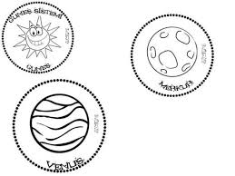 Burjuva Adli Kullanicinin Uzay Panosundaki Pin Uzayda Yolculuk Boyama Sayfalari Gezegenler