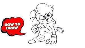 Printable sonic activity sheets & coloring pages. How To Draw Sonic The Hedgehog Sonic Coloring Pages Easy Sonic Drawing Youtube