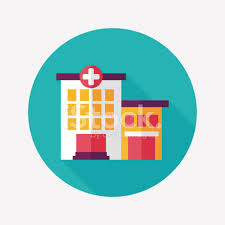 New icon & illustration sets. åŒ»é™¢å»ºç­'å¹³é¢å›¾æ ‡ä¸Žé•¿é•¿çš„é˜´å½±çŸ¢é‡å›¾ Freeimages Com