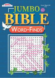 Let's find crossword friends in easy spelling games. Jumbo Bible Word Finds Puzzle Book Word Search Volume 1 Kappa Books Publishers 9781559932240 Amazon Com Books