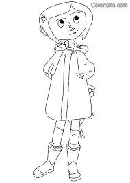 You may even spot an ariel lookalike in this bunch o. Impression Coraline Coraline Drawing Coloring Books Cartoon Coloring Pages