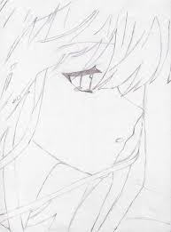 Drawing sadness aesthetic transparent png clipart free. Sad Anime Girl Crying Drawing Easy
