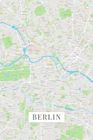 On berlin map 360° you can download in pdf or print useful and practical maps of berlin in germany. Map Of Berlin Color Maps Of All Cities And Countries For Your Wall