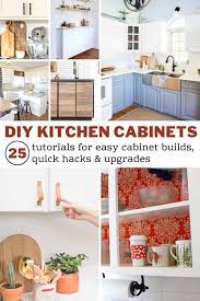 Diy Kitchen Cabinets 25 Cheap And Easy Ideas For An Update Diy Kitchen Cabinets Diy Kitchen Kitchen Cabinets