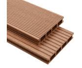 Wpc terrassendielen basic line komplett set dunkelgrau 20m. Vidaxl Wpc Terrassendielen 220 X 15 Cm Ab 723 99 Preisvergleich Bei Idealo De