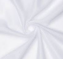 👕White Micro Mesh Jersey Fabric - Fabric by the Yard