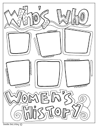 Now you can find, download, and share these any time right here from the blog post. Women S History Month Classroom Doodles