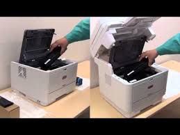 Please identify the driver version that you download is match to your os platform. How To Install Toner In Oki Black And White Printers And Mfps Youtube
