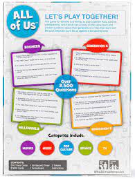 11 generation quizzes online, trivia, questions & answers. All Of Us Tabletop Party Game Amazon Sg Toys