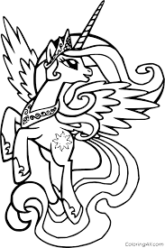 Supercoloring.com is a super fun for all ages: Beautiful Princess Celestia Coloring Page Coloringall