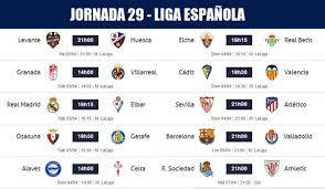 Revisa cómo va tu equipo en la tabla de posiciones de beisbol venezolano ( lvbp ), con meridiano | meridiano.net. Partidos Jornada 29 Liga Espanola 2021 Horarios Y Clasificacion