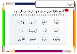 أوراق عمل مد حرف الياء ـ صور الصف الأول لغة عربية الفصل الثاني