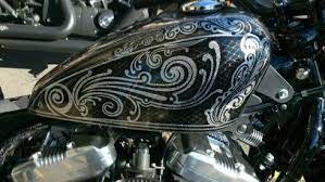 Beautiful Spray Painting On Harley Davidson Bike Bike Tank Harley Davidson Bikes Harley Davidson