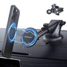 Support téléphone voiture MagSafe ventouse tableau de bord pare-brise