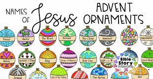 More 5,000 high quality jesus pictures and religious images to download from our collection. Names Of Jesus Advent Ornaments Bible Story Printables