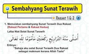 Shalat yang penuh keutamaan ini jangan sampai ditinggalkan walaupun saat ini melaksanakannya di rumah saja karena adanya mudarat. Panduan Ringkas Solat Terawih Di Rumah Makan Sedap Johor Facebook