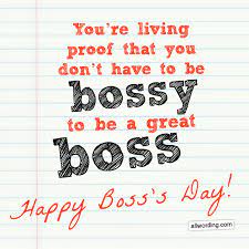 Use these wording samples to send the perfect message in a greeting card, email or text. 24 Unique Happy Boss S Day Messages Allwording Com