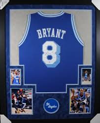 I went to a lakers wolves game in the early 00's where they wore the mlps jerseys. Kobe Bryant Signed Jersey Rare 8 Lakers Blue Custom Su