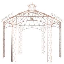 Der bauplan sollte so genau wie möglich erklären, wie man ein objekt selbst bauen kann. Vidaxl Gartenpavillon Antikbraun 4 M Eisen Kaufland De