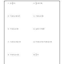 Solving single variable equations worksheets these algebra 1 equations worksheets will produce single variable equations to solve that have different solution types you may select three different types of people interested in solving for one variable worksheet also searched for Solve For The Variables Worksheet 1 Of 10