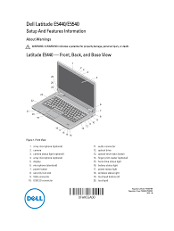 Lenovo thinkpad t510 instruction manuals and user guides. Dell Latitude E5440 Late 2013 Owner S Manual Free Pdf Download 7 Pages