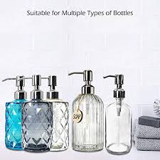 4.1 out of 5 stars. Jasai Durable 304 Rust Proof Stainless Steel Soap Pump Kitchen Soap Dispenser Pump Replacement For Regular Mouth Bottle 2 Pack Pricepulse