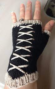 Before we proceed to the list of patterns, let me make a few louise's 2 needle fingerless gloves knitting pattern. Free Knitting Pattern For Corset Fingerless Mitts Penelope Privett S Handwarmers A Knitting Patterns Free Hats Crochet Fingerless Gloves Knitting Accessories