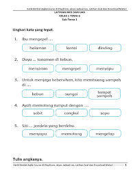 Rangkuman materi pelajaran ips ini kami sajikan secara sederhana dan singkat mengingat pada tingkat kelas 1 sd siswa membutuhkan pengetahuan dasar yang sederhana agar dapat pahami dengan baik sehingga pada tingkat selanjutnya materi ips tersebut dapat dikembangkan secara. Tema 6 Kelas 1 K13