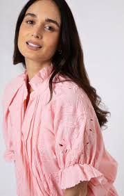 Pink blouson clearance