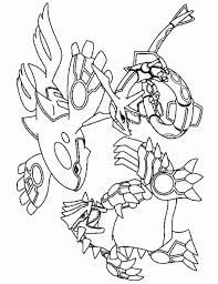 Kyogre Groudon Rayquaza Pokemon Coloring Pages Pokemon Coloring Detailed Coloring Pages
