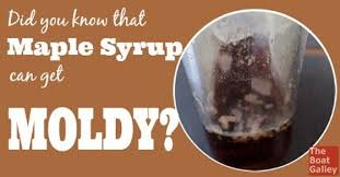 If you looked at the real maple syrup may be stored in an airtight glass bottle, in a freezer indefinitely without going bad. Moldy Simple Syrup