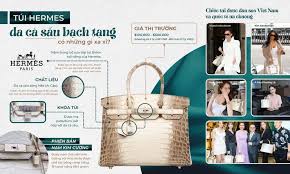 Túi thời trang Hermes da cá sấu bạch tạng có những chi tiết gì xa xỉ?