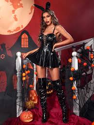 SEXE SETH Halloween Latex Robe Fétiche Bunny Costume Sexy Lingerie  Pornographique De Nuit Cosplay Porn PVC Robes Et Oreilles Courtes 230808 Du  15,87 € | DHgate