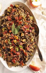 Wild Rice Mushroom Stuffing With Bacon Robust Recipes