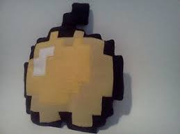 Large Handmade Minecraft Inspired Golden Apple Butter Apple Pillow Plush New Minecraft Room Minecraft Bedroom Minecraft