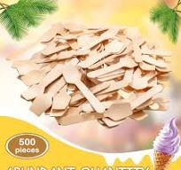 500 Packs Mini Wooden Spoons 3.74 Inches Tasting Spoons Disposable Mini  Square End Ice Cream Wooden Spoons Wood Mini Taster Spoons Gelato Spoons ...