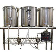 Wort Hog 5 10 Gallon 3 Vessel Electric Brewing System