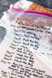 Save 1 cup to begin process all over again or you can use all 3 cups batter for the recipes at 1 time and when you want to bake these again just start the starter again. Amish Friendship Bread Starter Recipe Hints For Storing And Using This Sweet Sourdough
