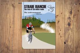 Strade Bianche, Classico primaverile, StampaPoster dispirazione - Etsy  Italia