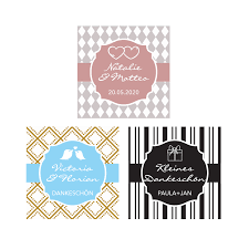 Ihre aufkleber für gastgeschenke oder briefumschläge oder ganz kreativ als tischkarten unsere aufkleber hochzeit geben ihren gastgeschenken garantiert den letzten schliff. Personalisierte Etiketten Carre Hochzeit 1 Nillie