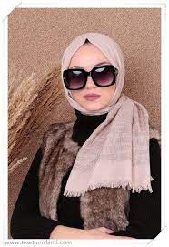 En Guzel Sal Modelleri 2019 Hijab Lookbook Stil Sal Bej