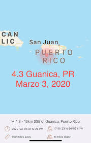 El terremoto de san juan en 1894 fue el mayor movimiento sísmico del que se tenga registro en la argentina, con una magnitud de entre 8,6 y 8,9 en la escala sismológica de magnitud de momento. Sismo 4 3 Guanica M Pr Marzo 6 2020 Raquel Calero Te Informa Facebook