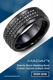 Men S Eternity Black Diamond Wedding Band Black Hills Gold Jewelry Black Diamond Wedding Bands Black Gold Jewelry