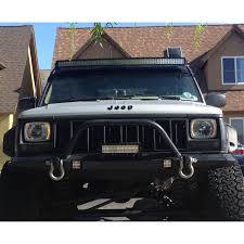 Cherokee Build Ideas Angel Eyes Curved Light Bar Jeep Cherokee Xj Jeep Xj Mods Jeep Xj