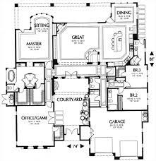 Mediterranean House Plans Courtyard