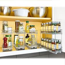 Find the best solution for you and start using your cabinets' full potential. Lynk Professional Slide Out Double Spice Rack Upper Cabinet Organizer 4 Inch Wide Walmart Com Spice Rack Upper Cabinet Upper Kitchen Cabinets Cabinet Organization