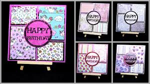 Mit knöpfen lassen sich wunderbare karten selbst machen. Karten Basteln Fur Geburtstag Mit Papier Diy Ideen Inspiration Geschenk Selber Basteln Youtube