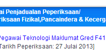 Sukacita dimaklumkan bahawa pihak suruhanjaya perkhidmatan awam malaysia telah mengeluarkan iklan urusan pengambilan jawatan pegawai teknologi maklumat gred f41 di mampu bagi pengisian penempatan di pelbagai. Peperiksaan Memasuki Perkhidmatan Pegawai Teknologi Maklumat Gred F41 Mia Liana