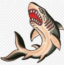 Classic sailor jerry tattoo flash reworked by lachie grenfell. Shark Tattoo Traditional Shark Tattoo Old School Png Image With Transparent Background Toppng