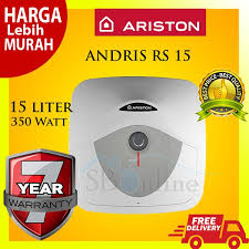 Water heater ariston 15 lite Jual Pemanas Air Listrik 15 Liter Electric Water Heater Ariston Andris An Rs 15 350 W Di Lapak Springbedonline Bukalapak